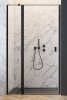 Radaway Nes Black Dwj II drzwi wnękowe 80cm lewe czarny mat/szkło przejrzyste 10036080-54-01L